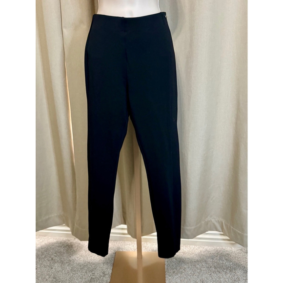 Women's Tahari Black Pants Size M - Picture 1 of 11